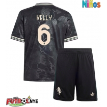 Camiseta Juventus Lloyd Kelly #6 Tercera Equipación para niños 2025-26 manga corta (+ pantalones cortos)